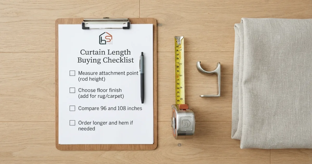 96 vs 108 inch curtain buying checklist