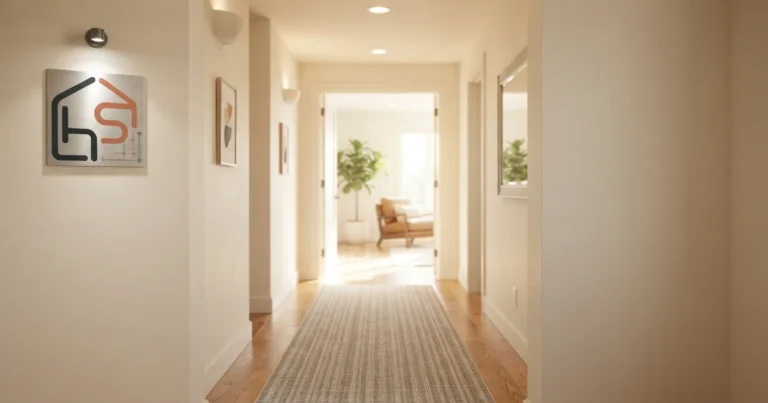 Hallway runner rug sizing guide visual