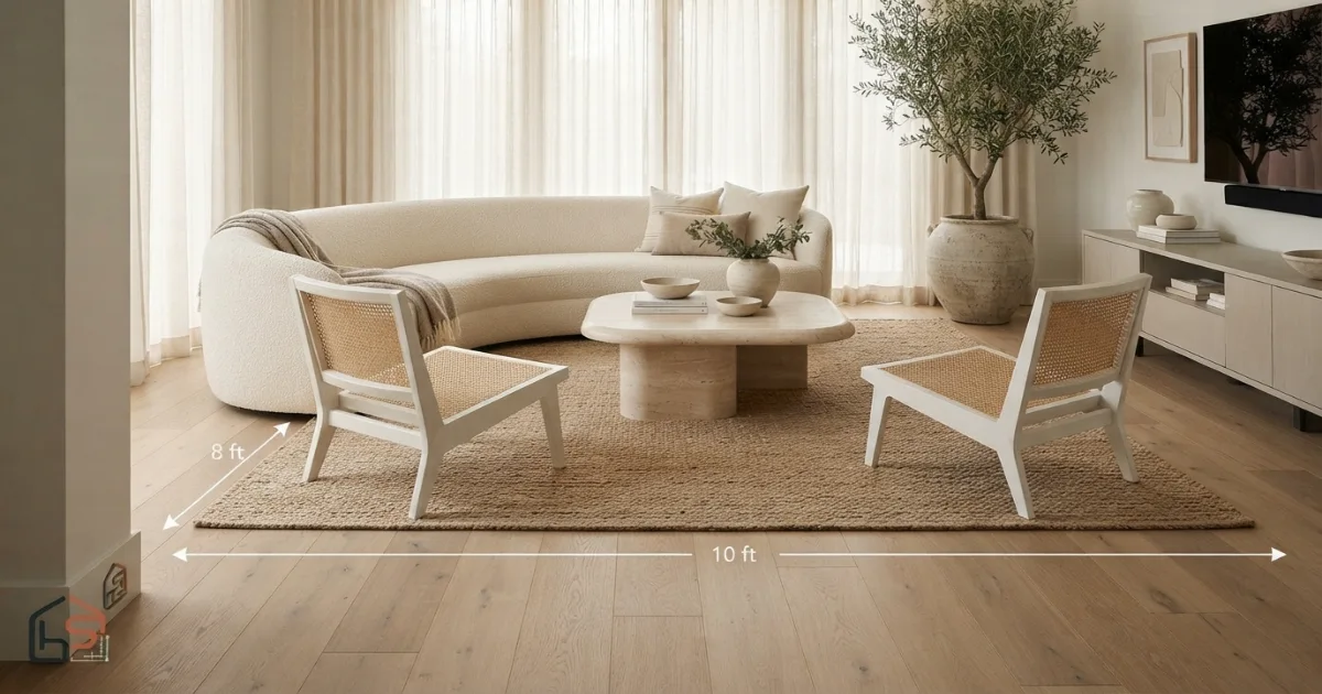 How big is a 9x12 rug shown as 108 by 144 inches and 274.32 by 365.76 cm