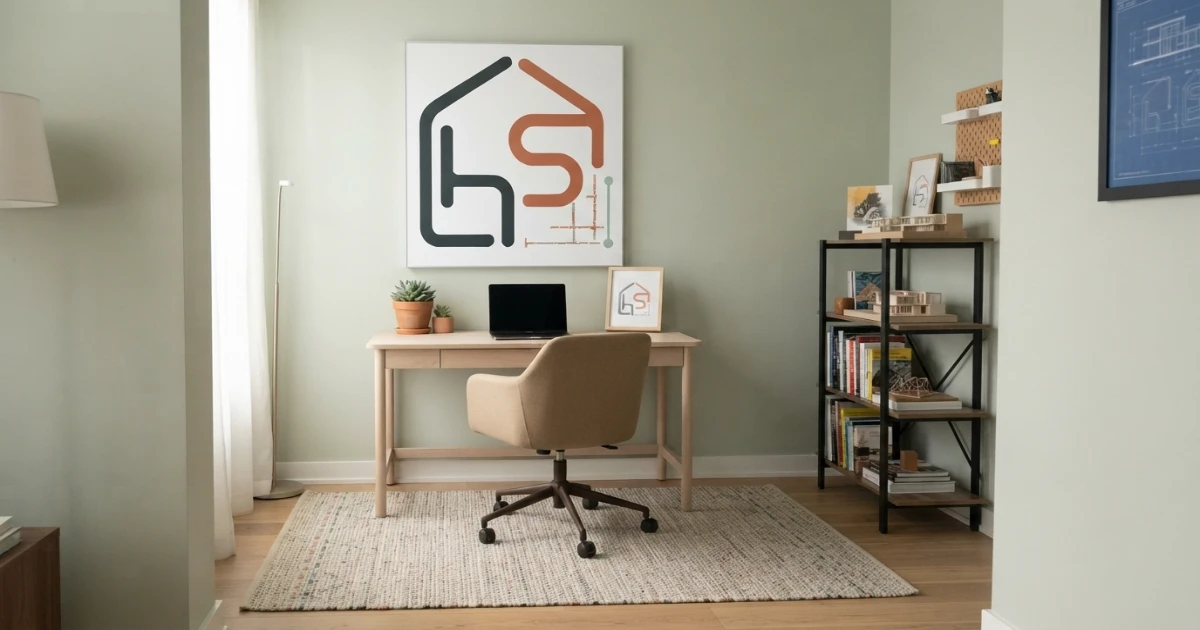 Office rug size for a large study with desk, guest chairs and an 8x10 rug