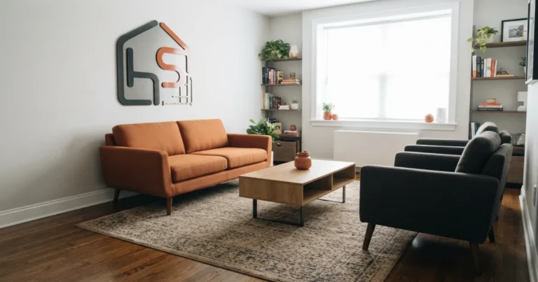 Rug size for small living room layout