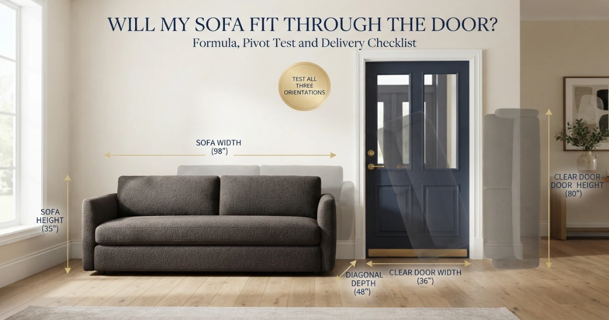 Will sofa fit through door with sofa width height depth and diagonal-depth measurements